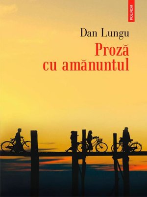 cover image of Proza cu amanuntul